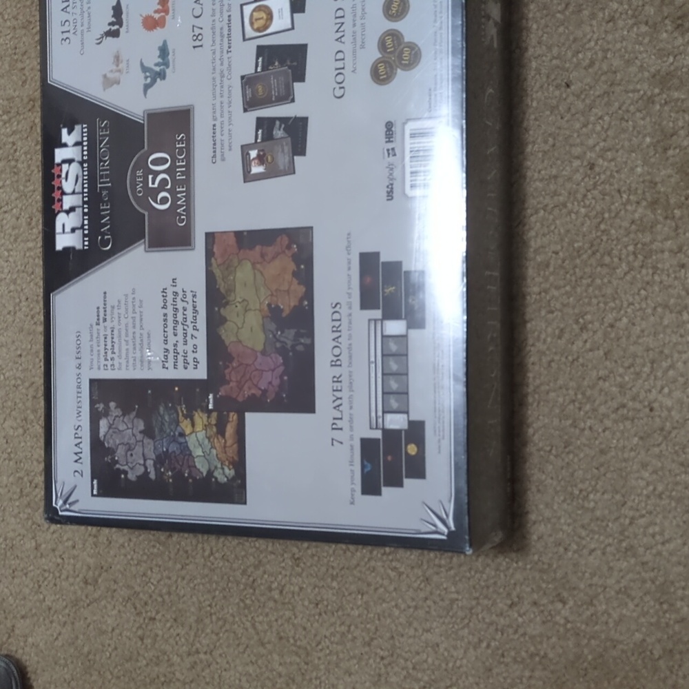 Game Of Thrones Risk Game-unopened - Picture 3 of 4